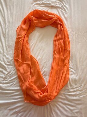 Orange Infinity Scarf